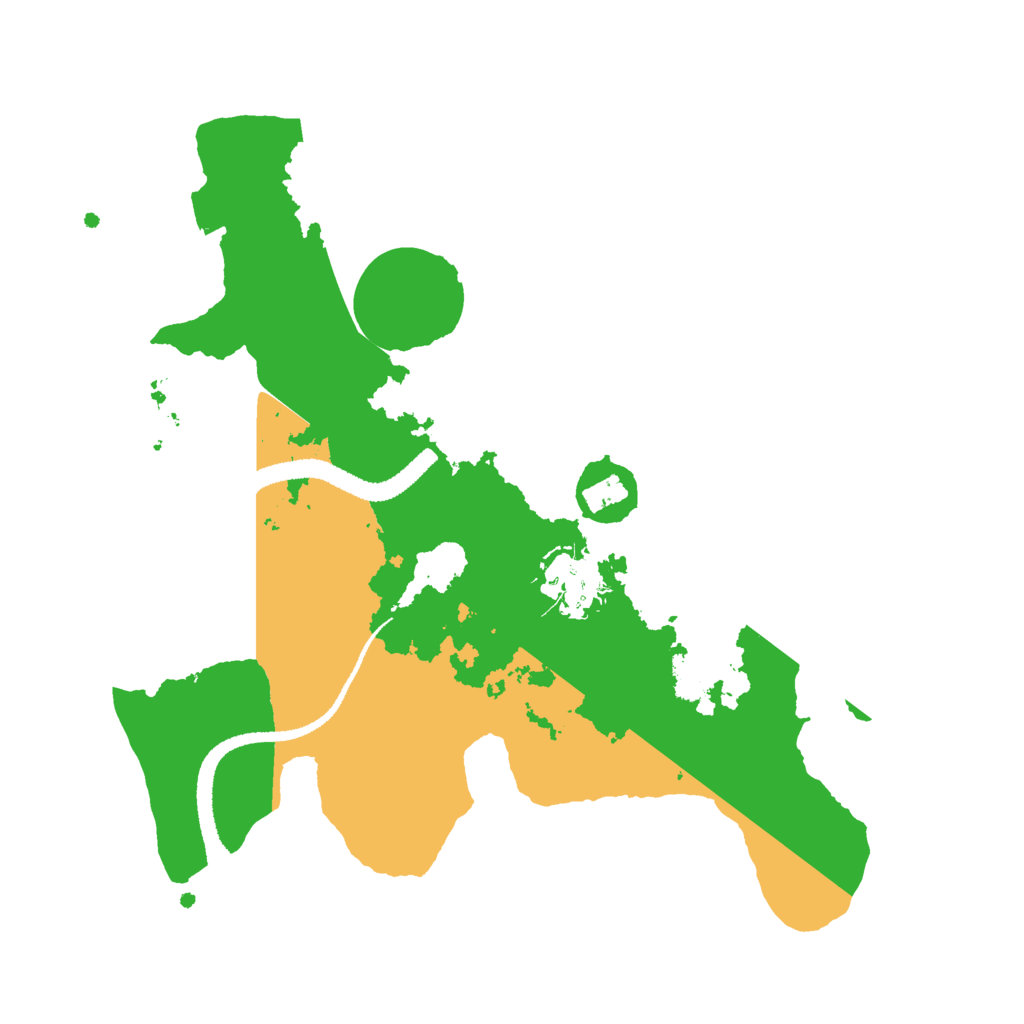 Biome Rust Map: Procedural Map, Size: 2700, Seed: 1755950480