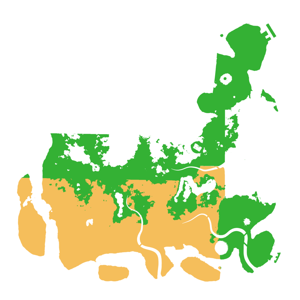 Biome Rust Map: Procedural Map, Size: 4000, Seed: 9856264