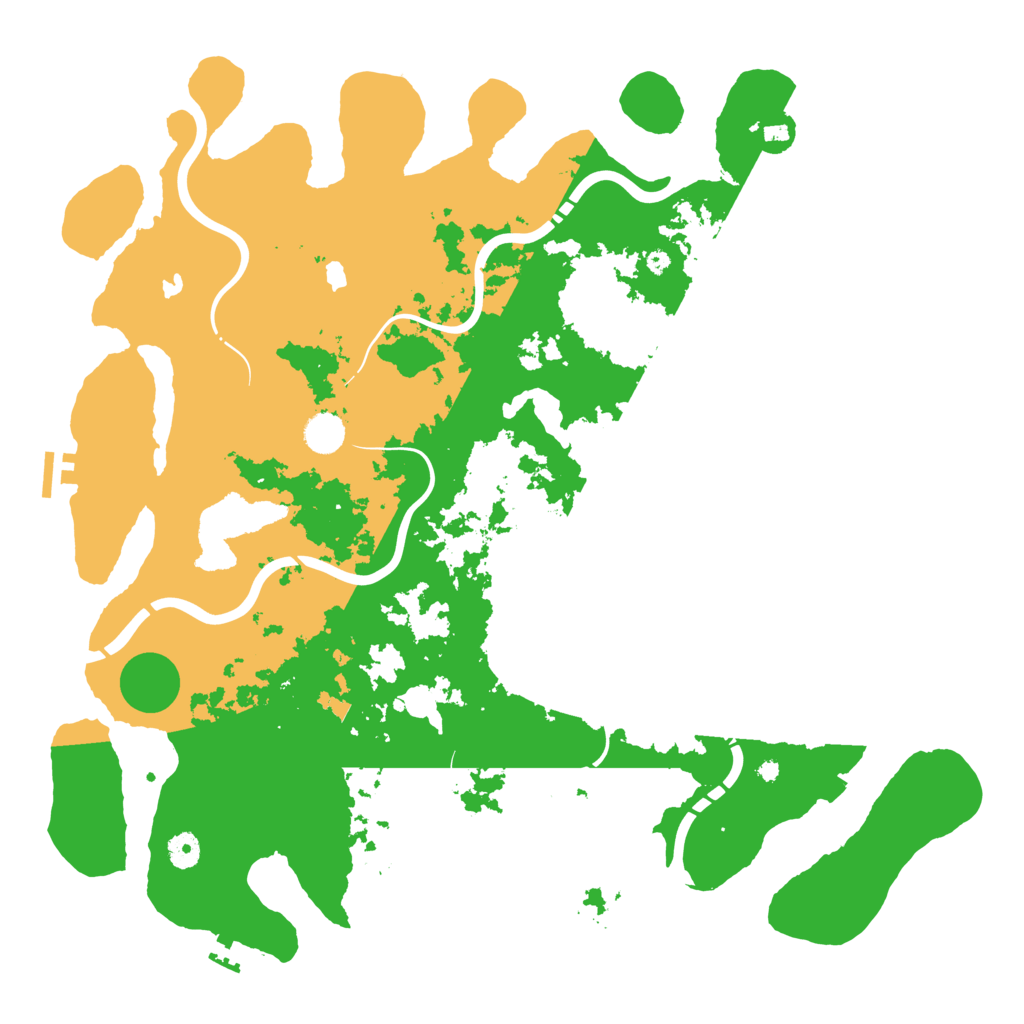 Biome Rust Map: Procedural Map, Size: 4500, Seed: 694672952