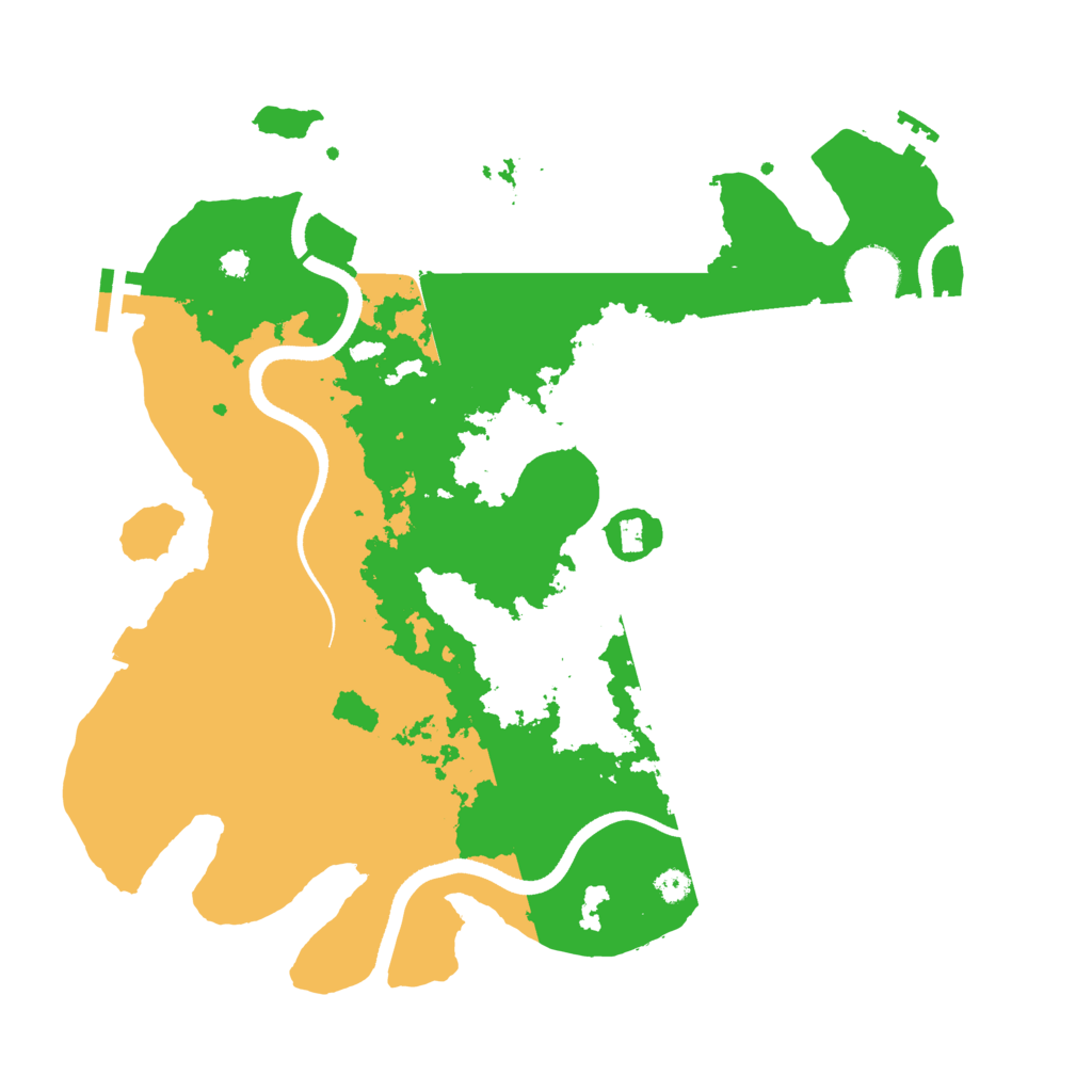 Biome Rust Map: Procedural Map, Size: 3498, Seed: 341561991