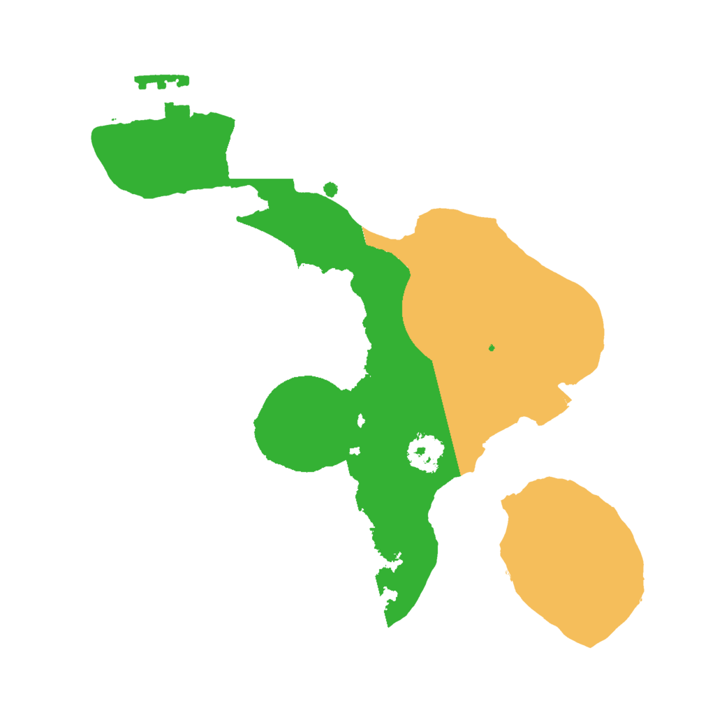 Biome Rust Map: Procedural Map, Size: 2000, Seed: 44763
