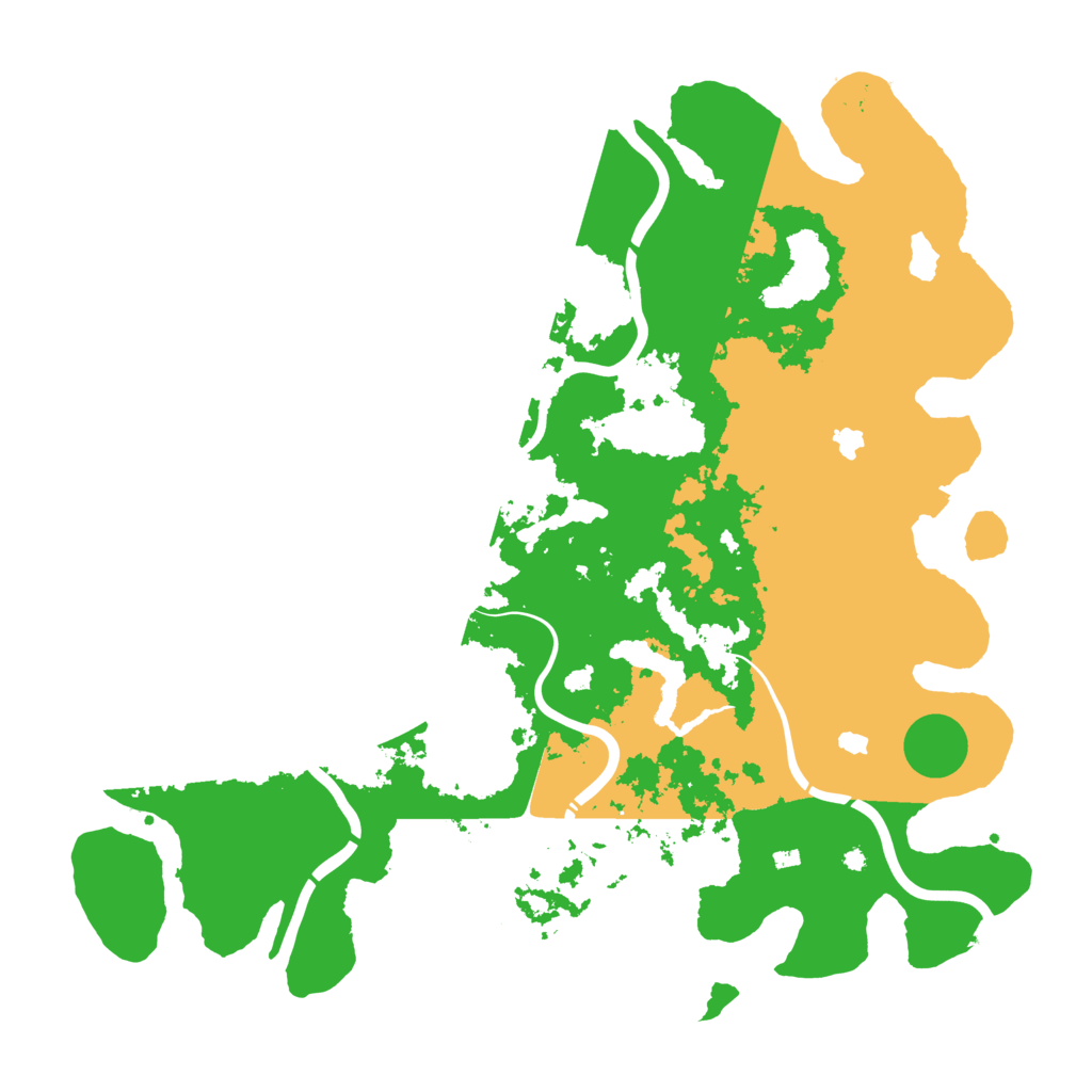 Biome Rust Map: Procedural Map, Size: 4500, Seed: 183243901