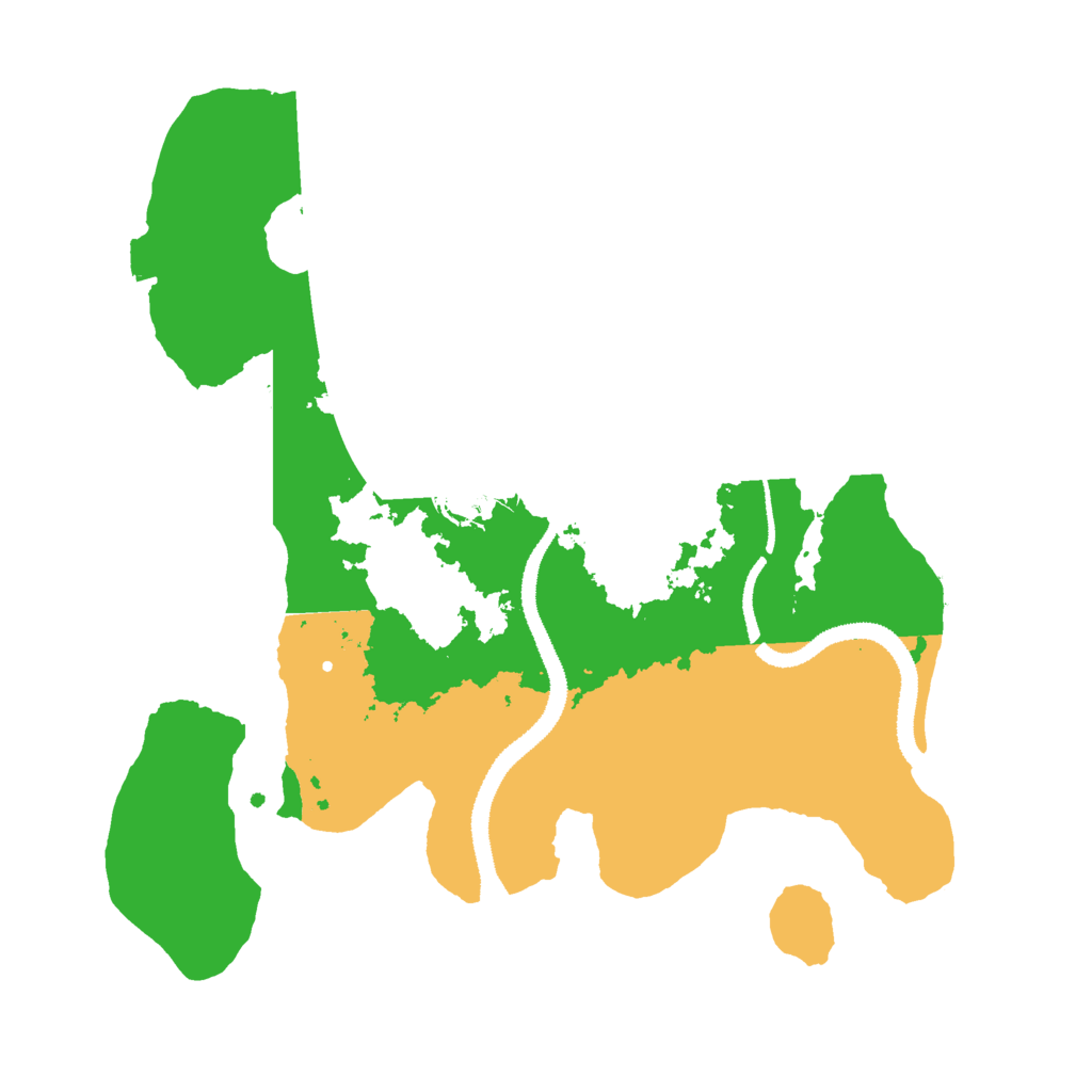 Biome Rust Map: Procedural Map, Size: 3000, Seed: 85822