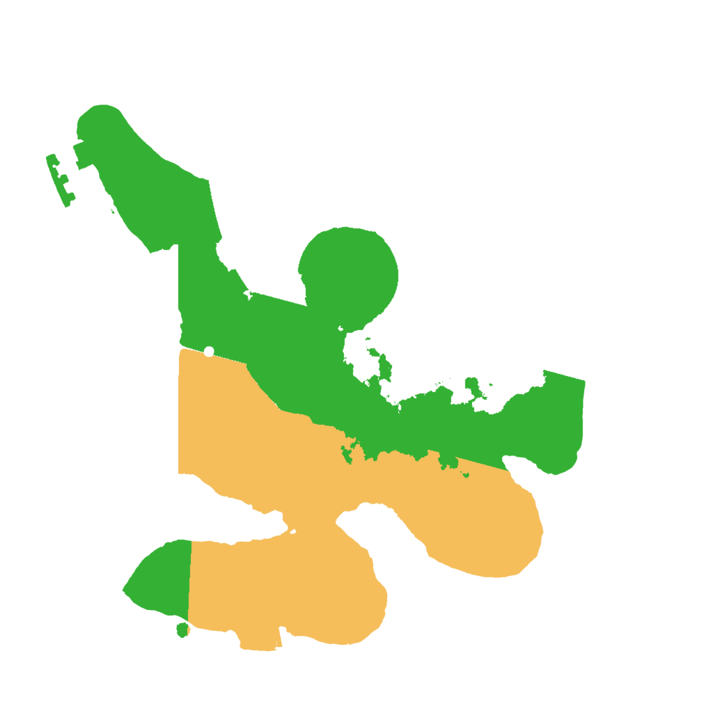 Biome Rust Map: Procedural Map, Size: 2000, Seed: 125715313