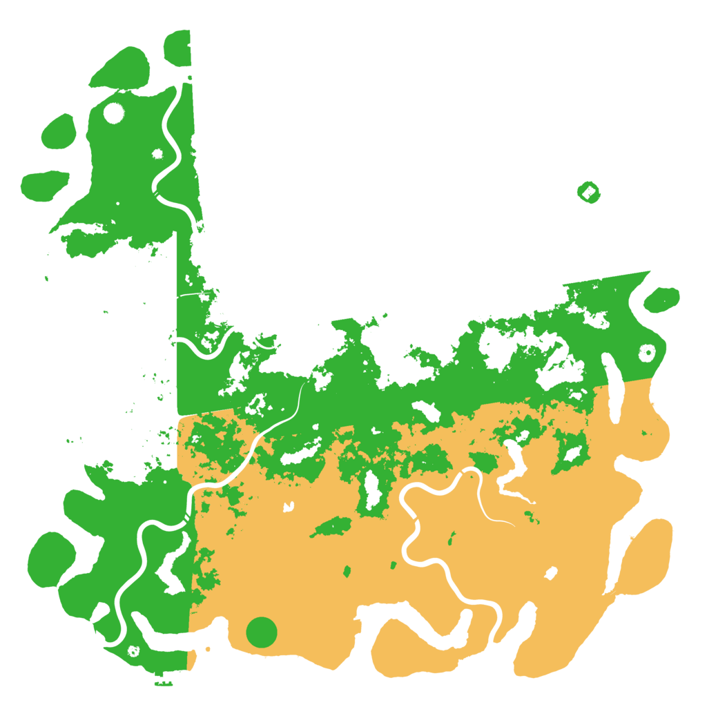 Biome Rust Map: Procedural Map, Size: 6000, Seed: 175602924