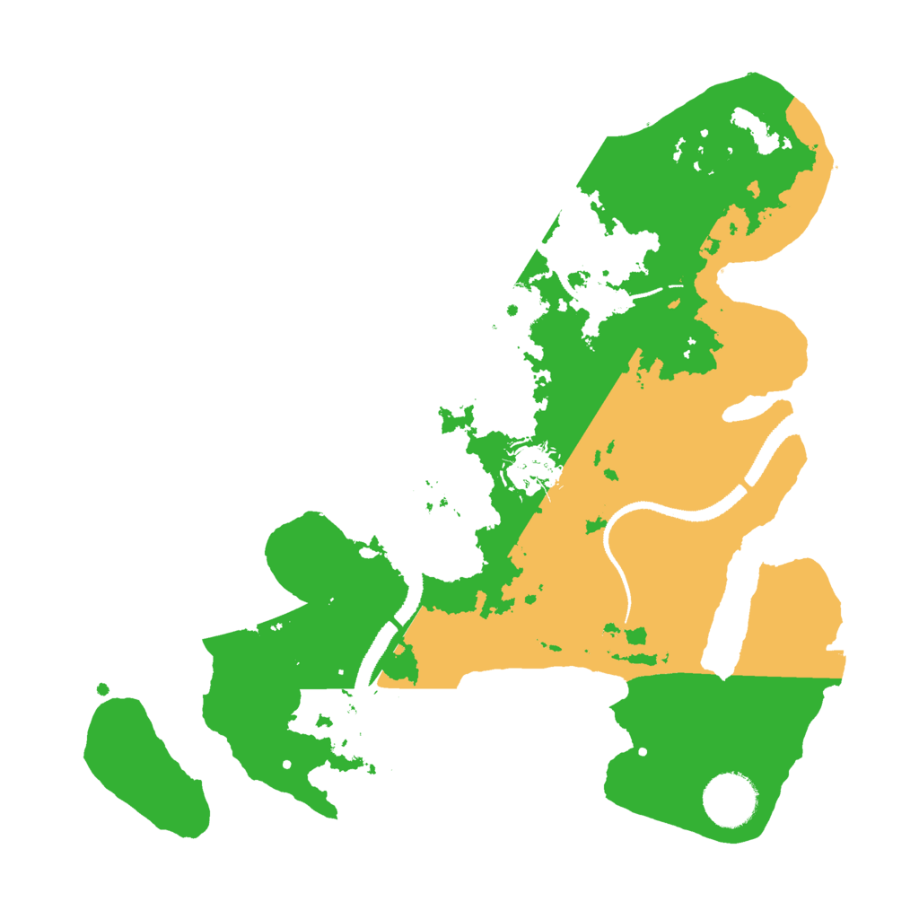 Biome Rust Map: Procedural Map, Size: 3000, Seed: 1397310071