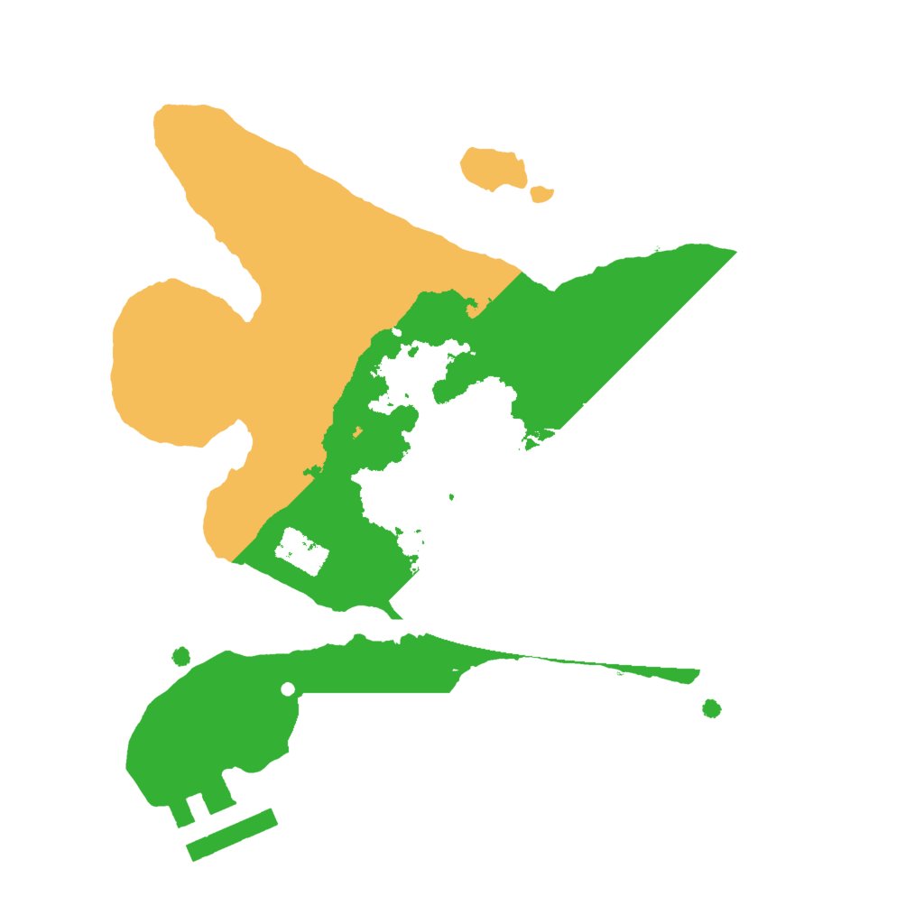 Biome Rust Map: Procedural Map, Size: 2000, Seed: 1801382565