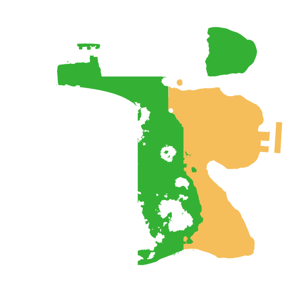 Biome Rust Map: Procedural Map, Size: 2000, Seed: 71724835