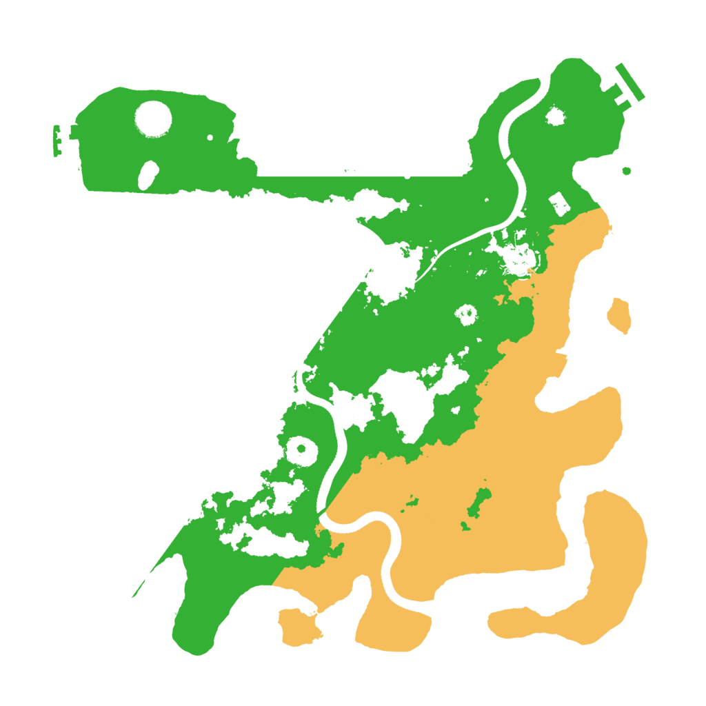 Biome Rust Map: Procedural Map, Size: 3400, Seed: 9986532