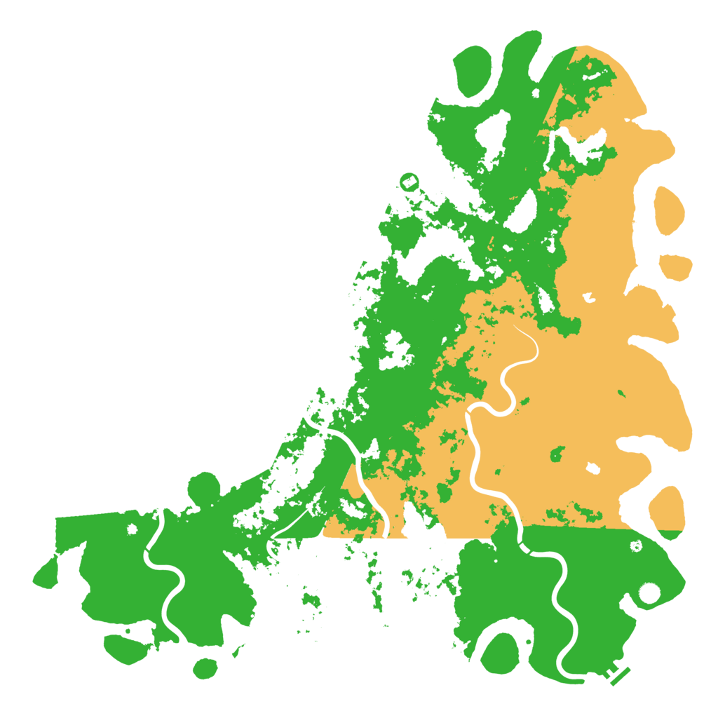 Biome Rust Map: Procedural Map, Size: 6000, Seed: 13832