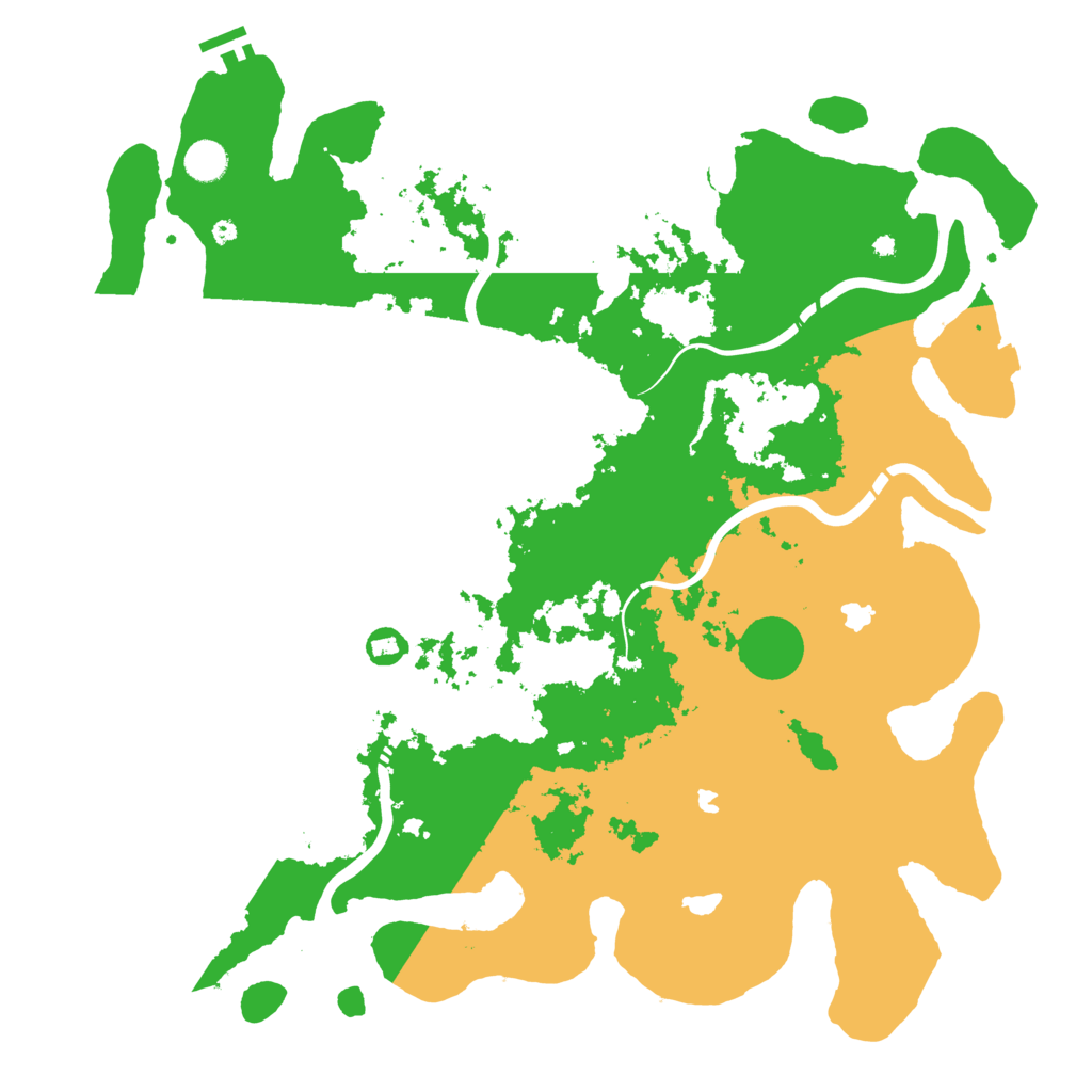 Biome Rust Map: Procedural Map, Size: 4550, Seed: 38757072