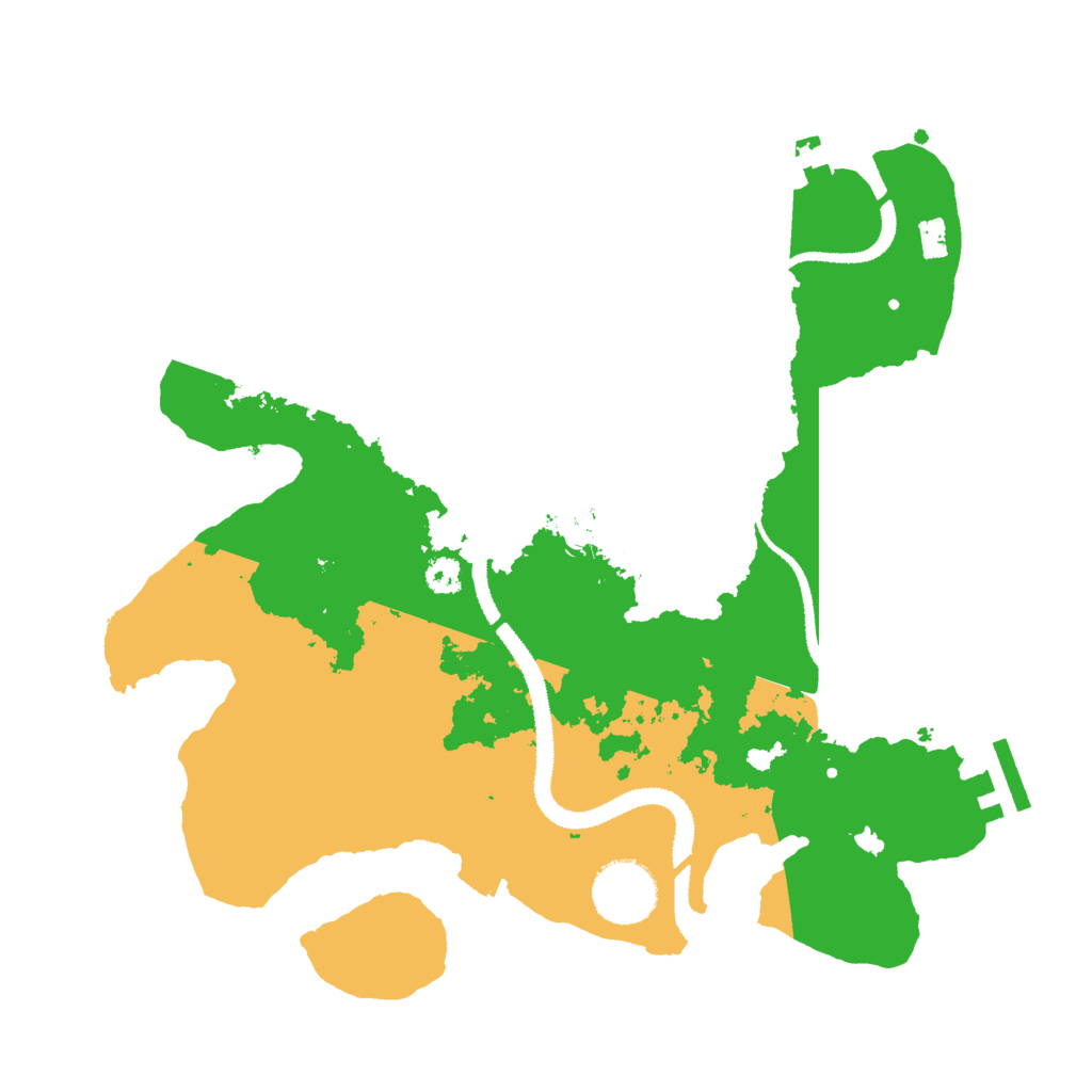 Biome Rust Map: Procedural Map, Size: 3000, Seed: 702680488