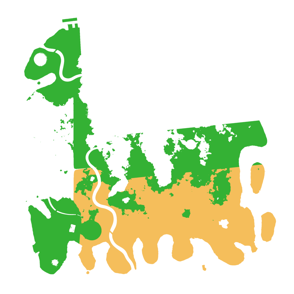 Biome Rust Map: Procedural Map, Size: 4000, Seed: 38541