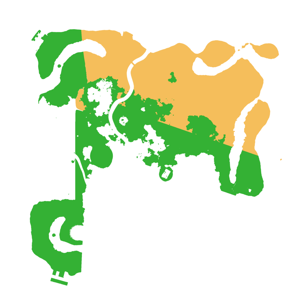 Biome Rust Map: Procedural Map, Size: 3500, Seed: 313726114