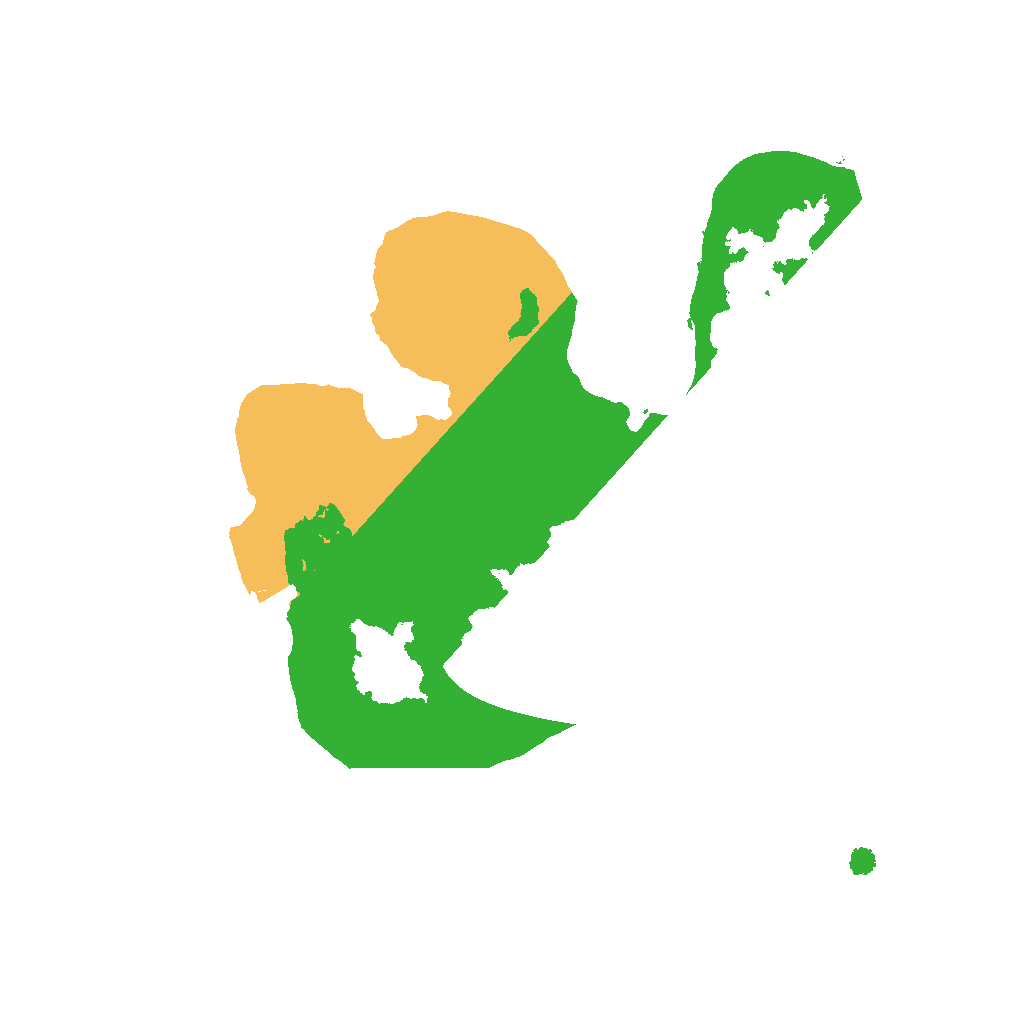 Biome Rust Map: Procedural Map, Size: 1500, Seed: 12066