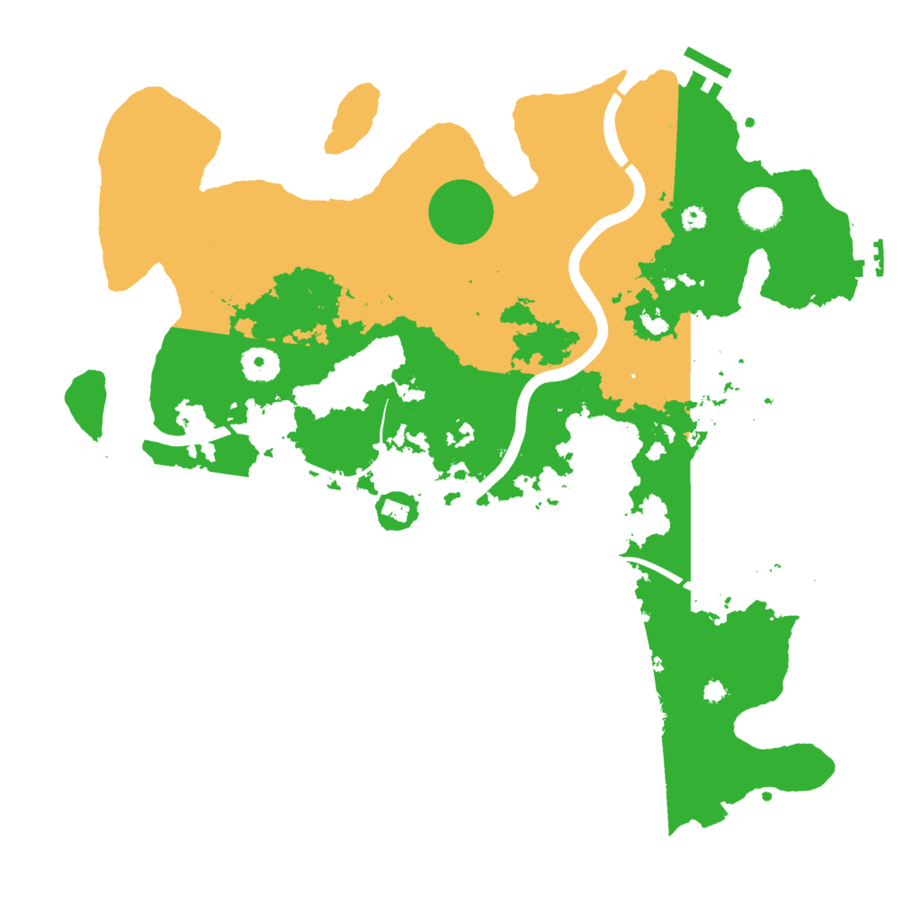 Biome Rust Map: Procedural Map, Size: 3750, Seed: 1809790216