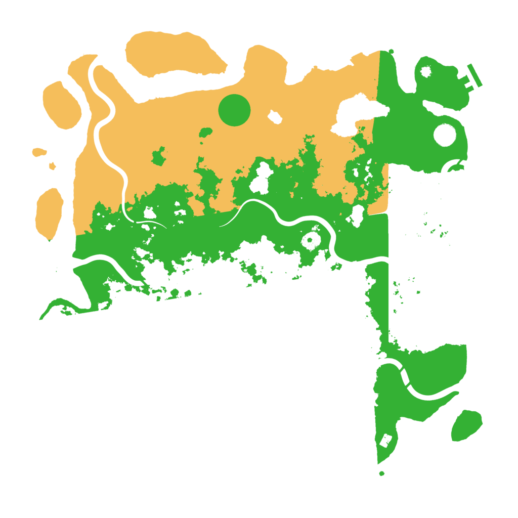 Biome Rust Map: Procedural Map, Size: 4255, Seed: 815495221