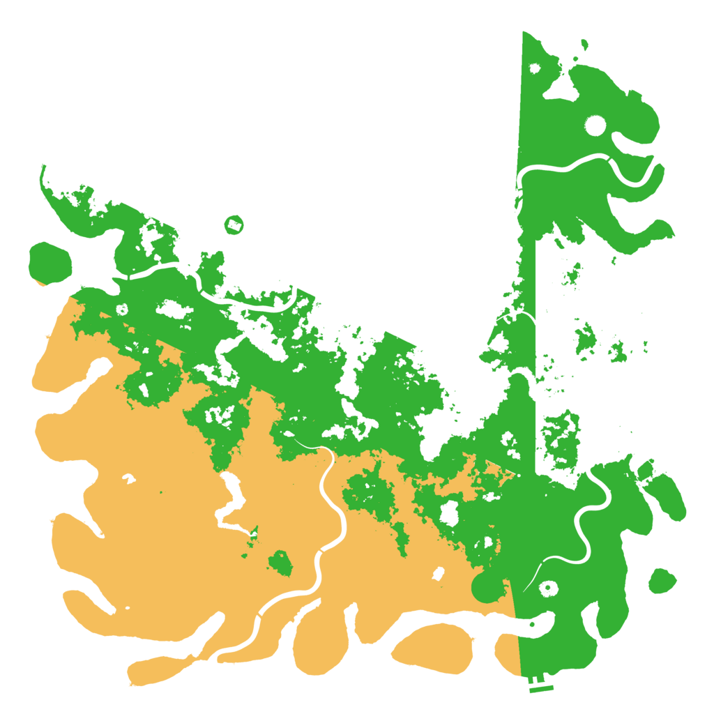 Biome Rust Map: Procedural Map, Size: 6000, Seed: 9475312