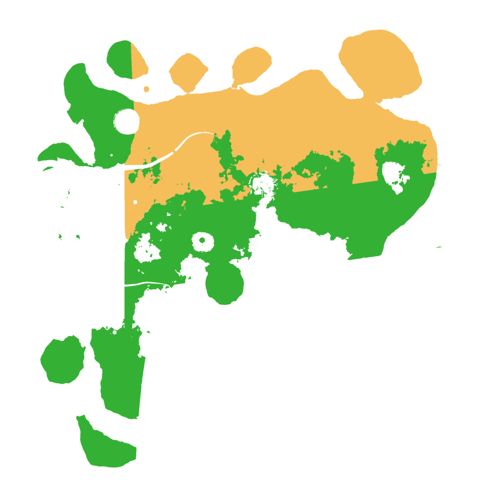 Biome Rust Map: Procedural Map, Size: 3500, Seed: 61139821