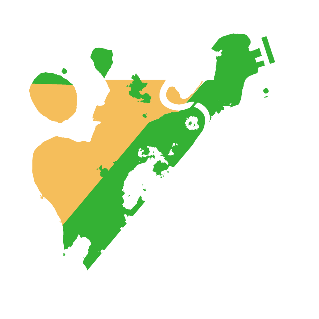 Biome Rust Map: Procedural Map, Size: 2350, Seed: 69420