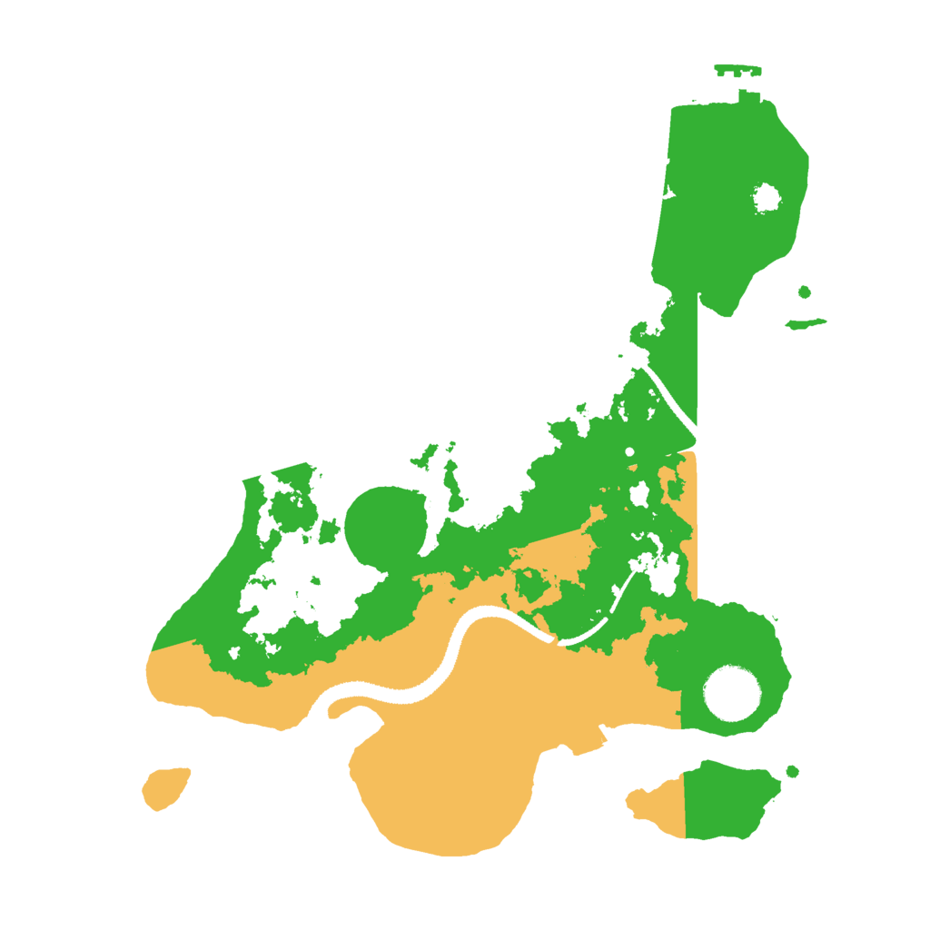 Biome Rust Map: Procedural Map, Size: 3000, Seed: 233893628
