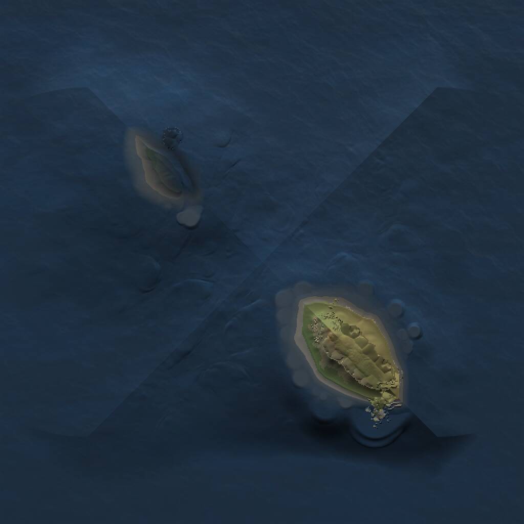 Rust Map: Procedural Map, Size: 1000, Seed: 12612571, 1 Monuments