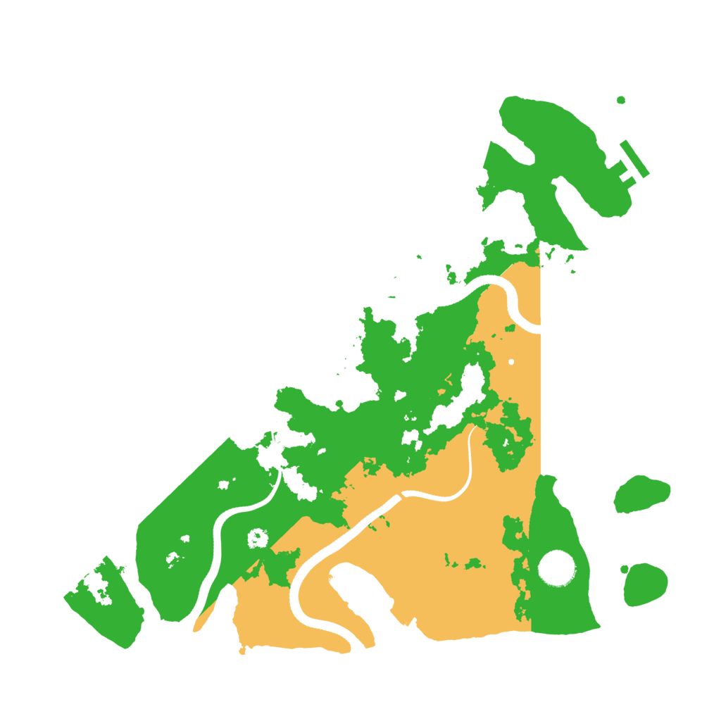 Biome Rust Map: Procedural Map, Size: 3500, Seed: 899725