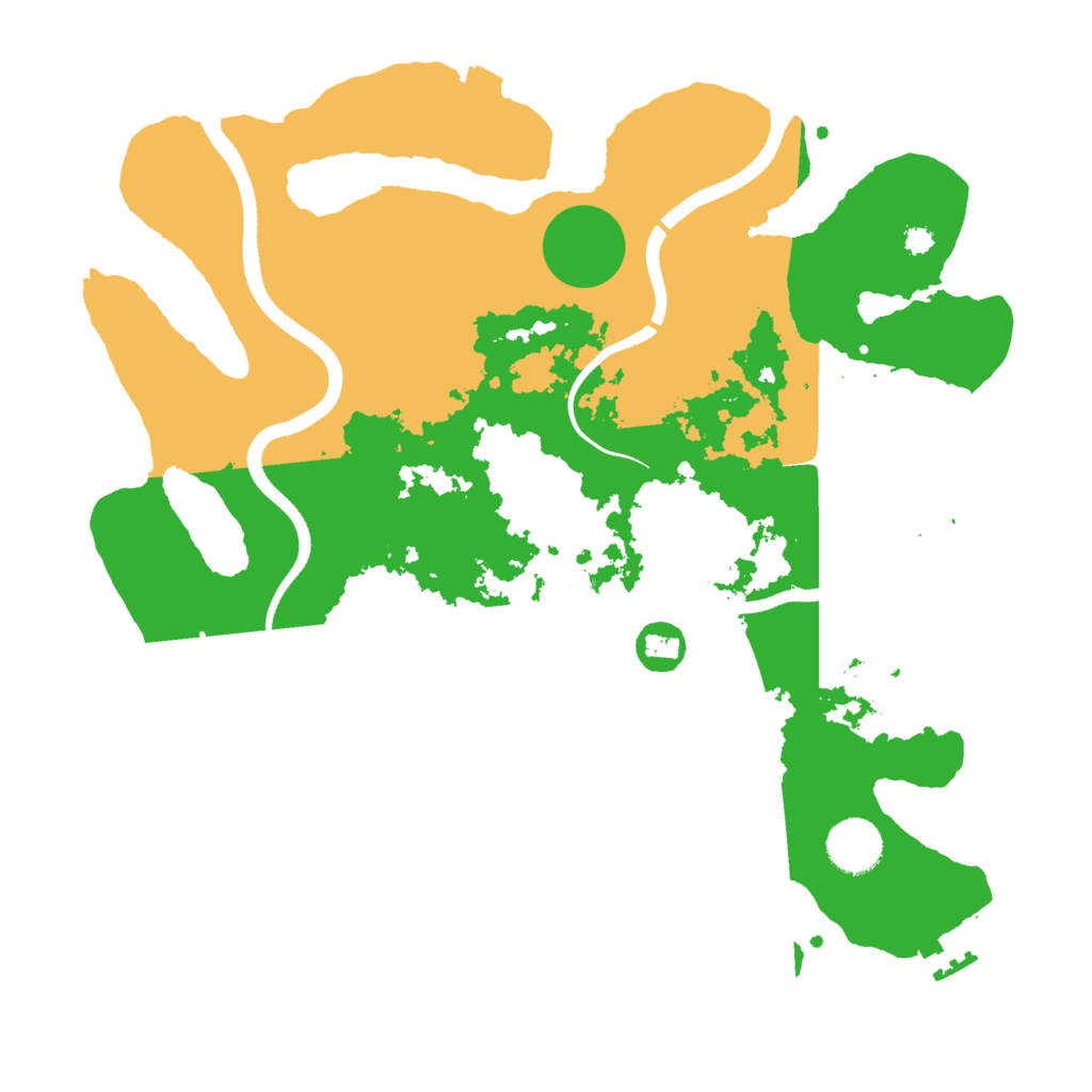 Biome Rust Map: Procedural Map, Size: 3500, Seed: 1893284743