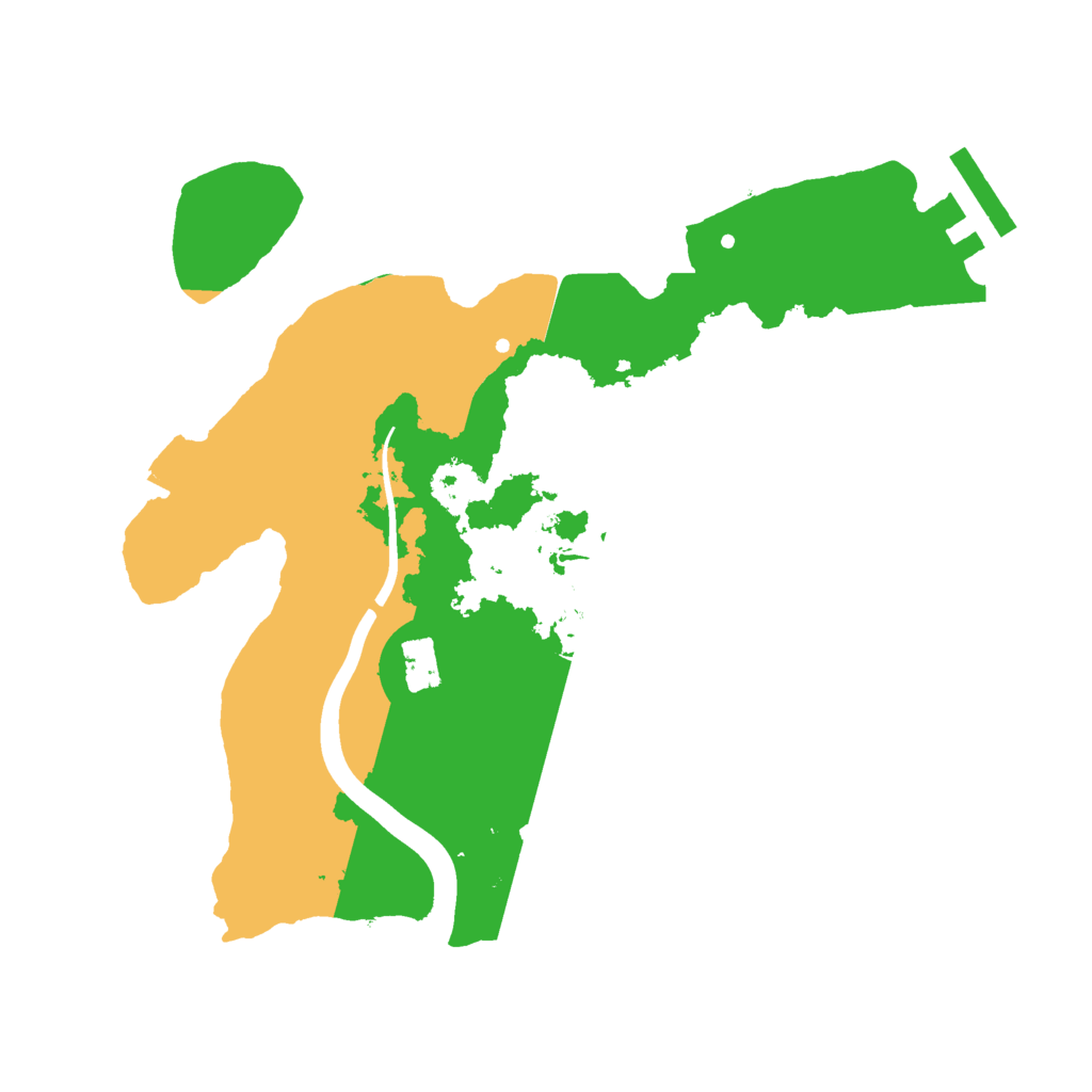 Biome Rust Map: Procedural Map, Size: 2300, Seed: 150825