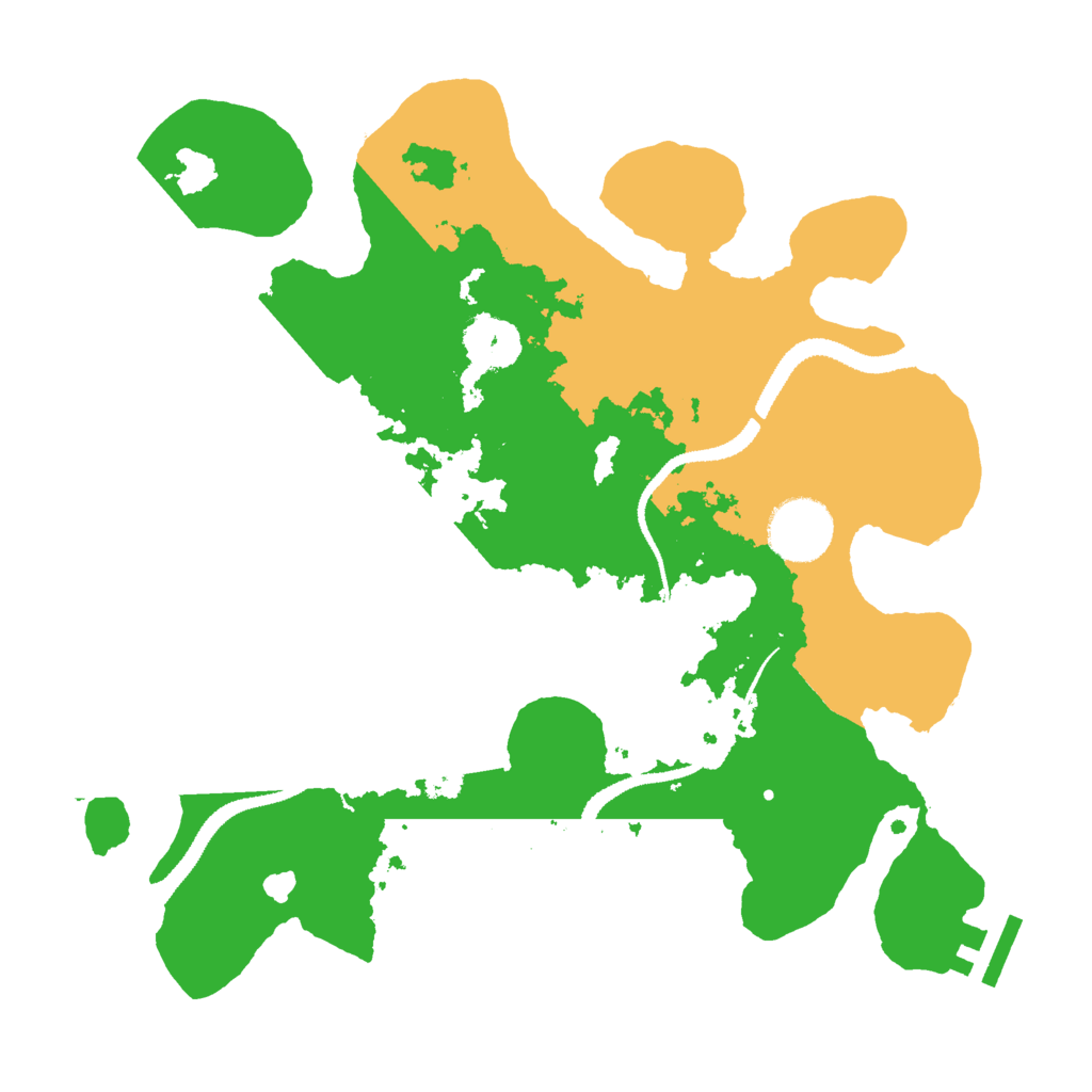 Biome Rust Map: Procedural Map, Size: 3000, Seed: 812640124