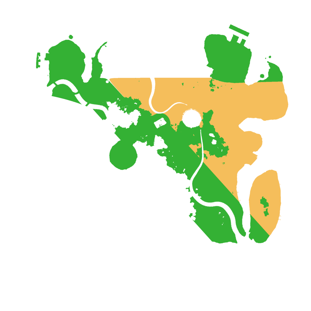 Biome Rust Map: Procedural Map, Size: 3000, Seed: 81553501