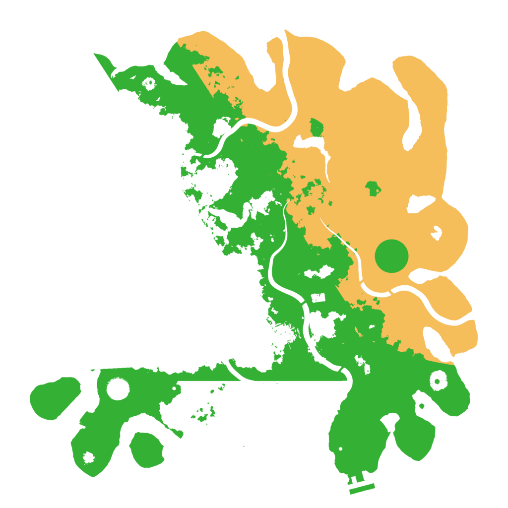 Biome Rust Map: Procedural Map, Size: 4000, Seed: 17282650