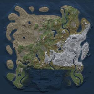 Thumbnail Rust Map: Procedural Map, Size: 4500, Seed: 4019487, 17 Monuments