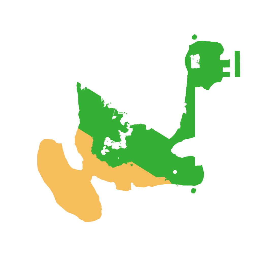 Biome Rust Map: Procedural Map, Size: 2000, Seed: 1400