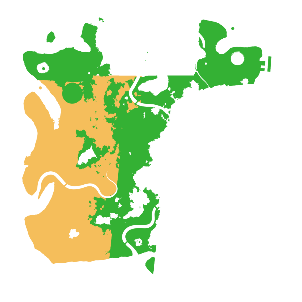 Biome Rust Map: Procedural Map, Size: 4000, Seed: 5719