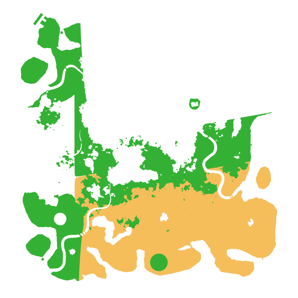 Biome Rust Map: Procedural Map, Size: 4500, Seed: 230960790