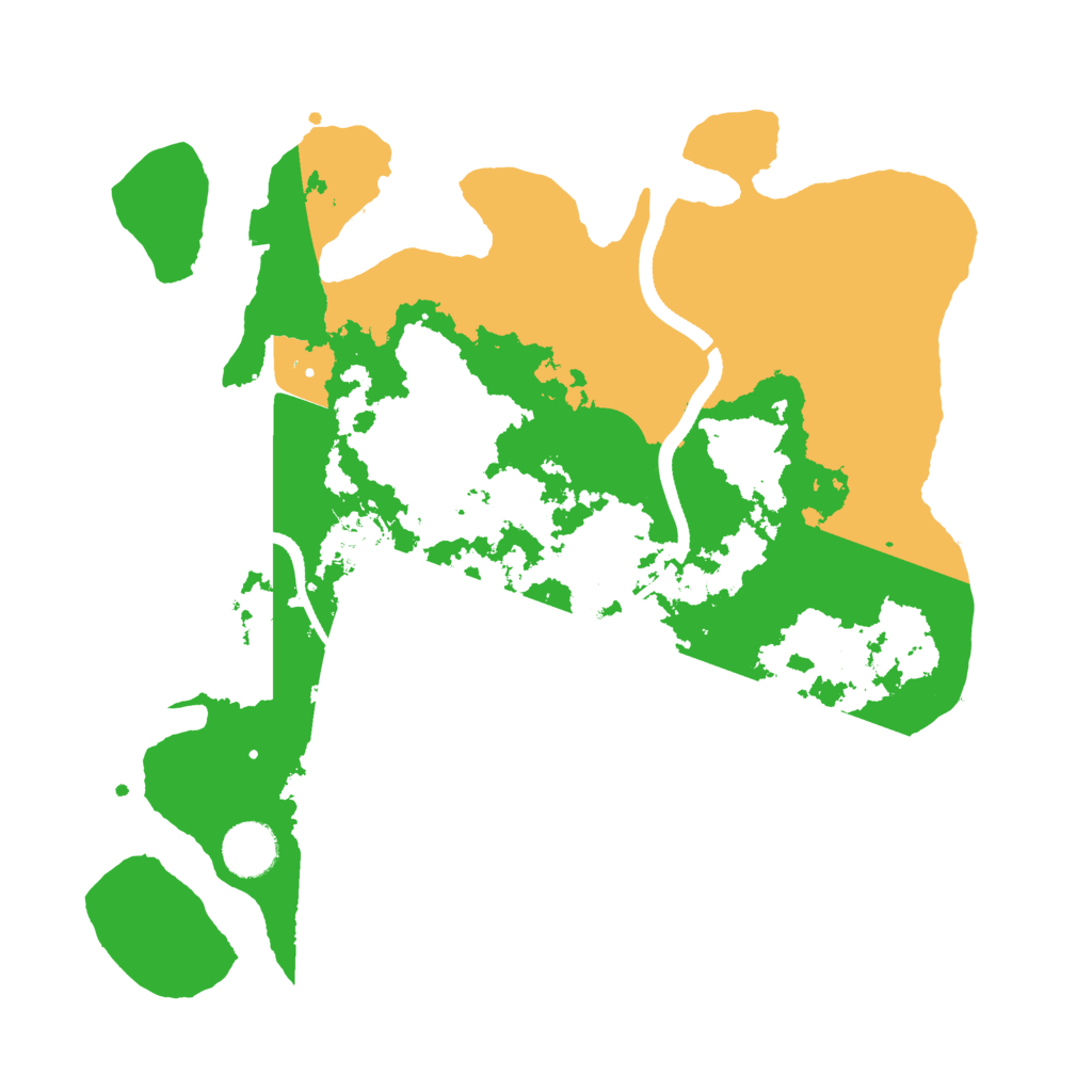 Biome Rust Map: Procedural Map, Size: 3500, Seed: 88957104