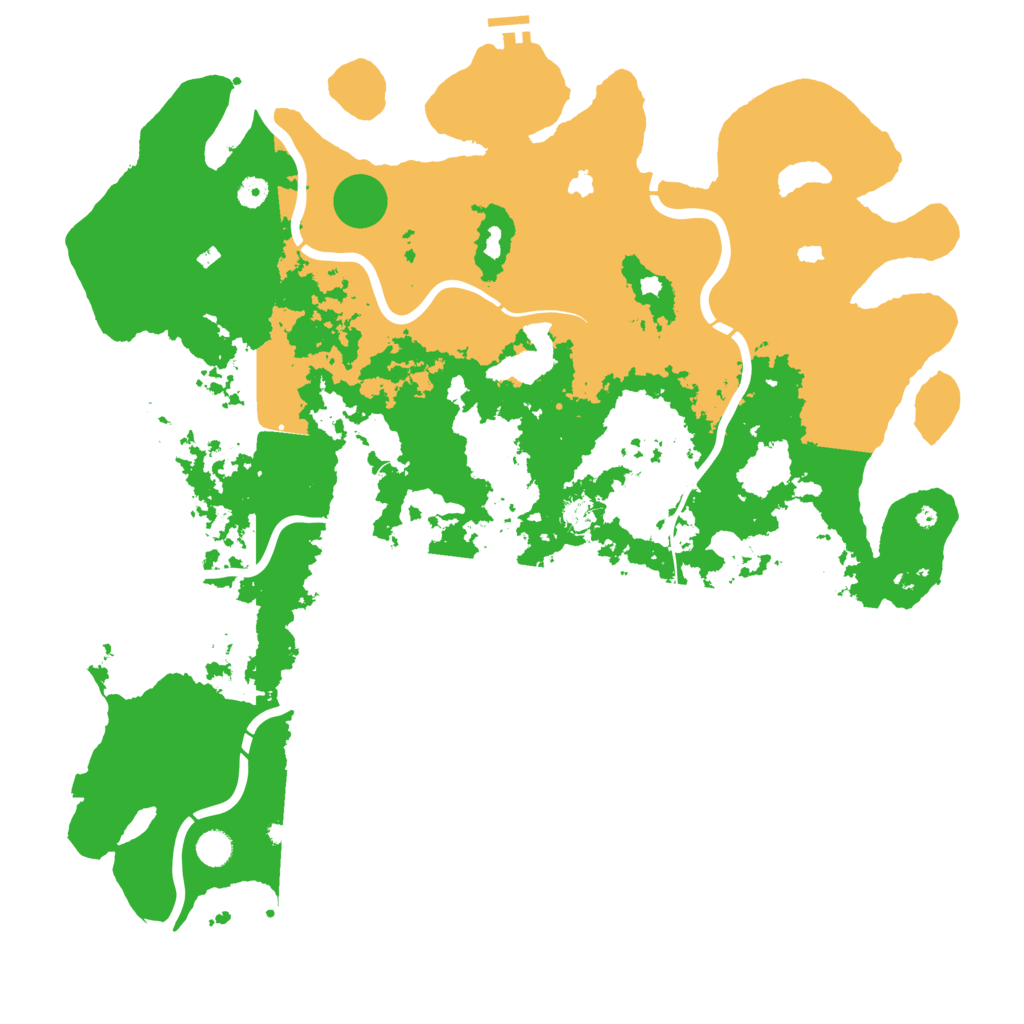 Biome Rust Map: Procedural Map, Size: 5000, Seed: 1041084472