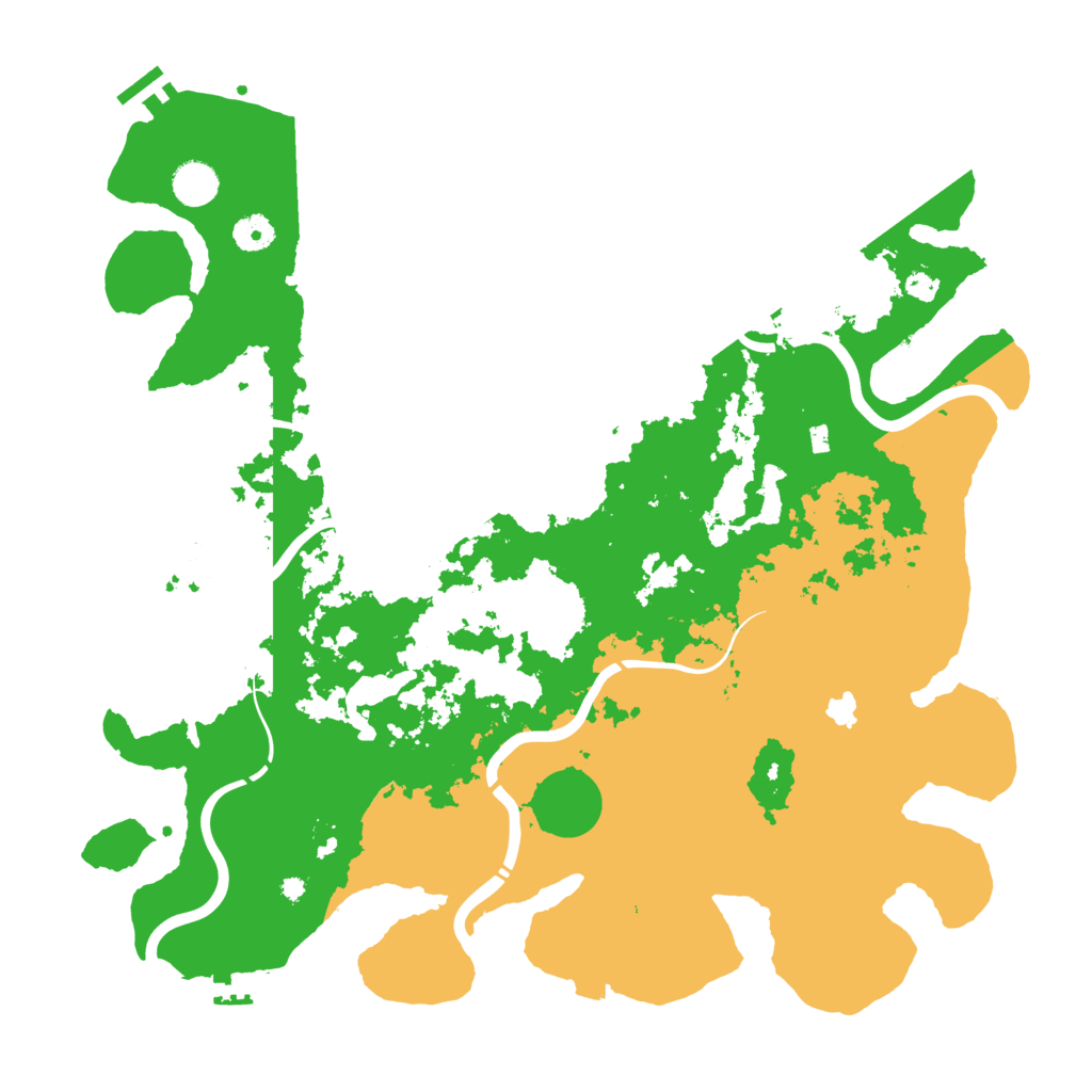 Biome Rust Map: Procedural Map, Size: 4250, Seed: 481516