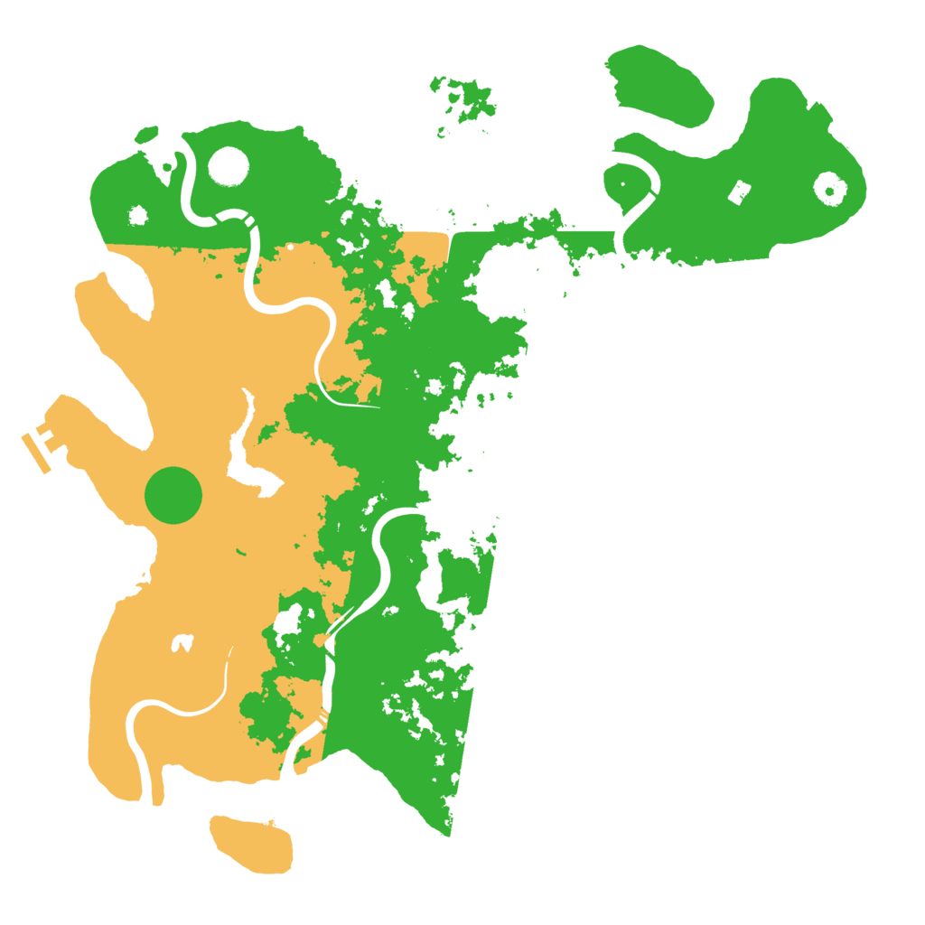 Biome Rust Map: Procedural Map, Size: 4250, Seed: 999945