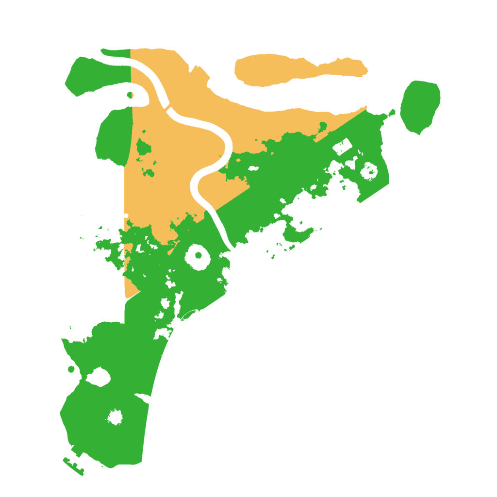 Biome Rust Map: Procedural Map, Size: 3000, Seed: 456787