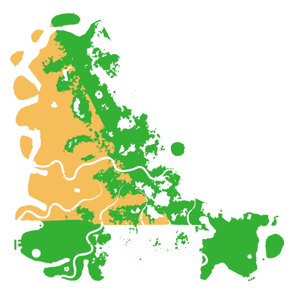 Biome Rust Map: Procedural Map, Size: 6000, Seed: 656238474