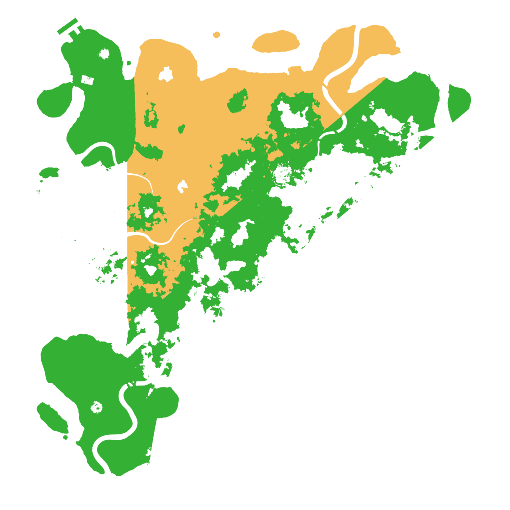 Biome Rust Map: Procedural Map, Size: 4500, Seed: 98664092