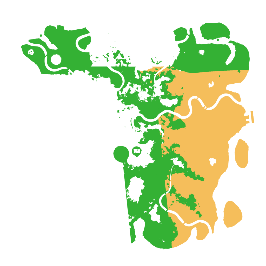 Biome Rust Map: Procedural Map, Size: 4500, Seed: 1860353991