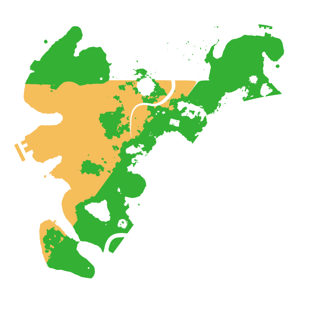 Biome Rust Map: Procedural Map, Size: 3500, Seed: 547936983