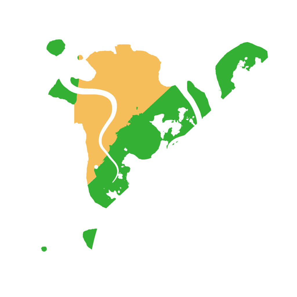 Biome Rust Map: Procedural Map, Size: 2222, Seed: 1148272092