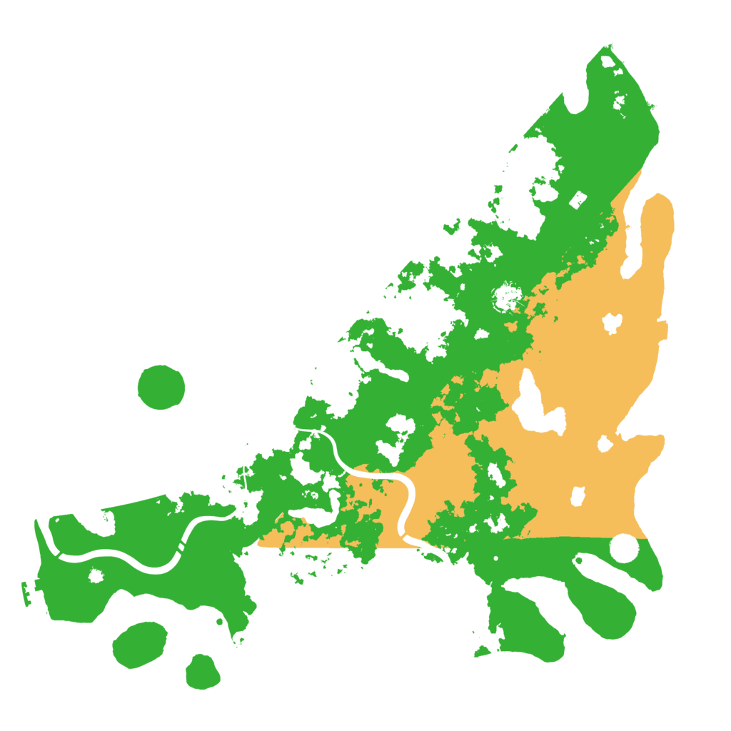 Biome Rust Map: Procedural Map, Size: 4500, Seed: 590084839