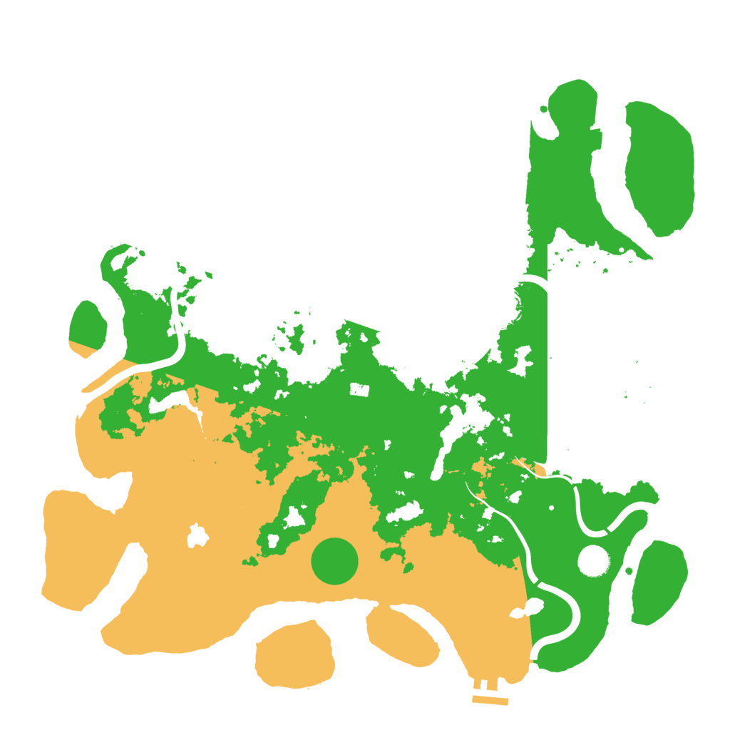 Biome Rust Map: Procedural Map, Size: 4096, Seed: 27441000