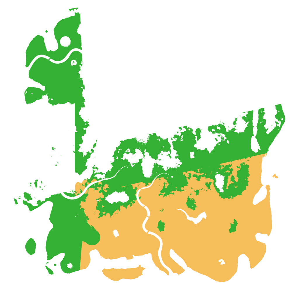 Biome Rust Map: Procedural Map, Size: 5000, Seed: 648265