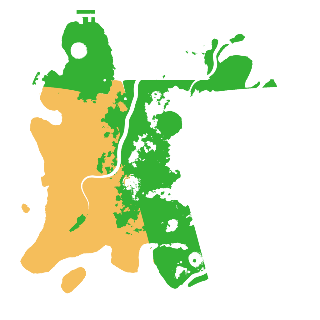 Biome Rust Map: Procedural Map, Size: 3500, Seed: 1717586958